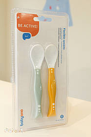 Ложечки еластичні (2 шт) 1066 BabyOno, grey/yellow