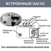 Ліжко надувне Intex 64132, 99-191-42 см, з вбудованим електронасосом, фото 5
