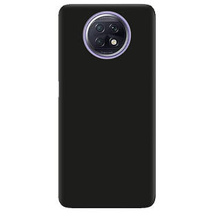 Чохол Silicone Case Black з мікрофіброю для Xiaomi Redmi Note 9T