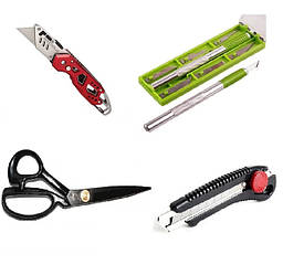 Ножі, скальпелі, ножиці