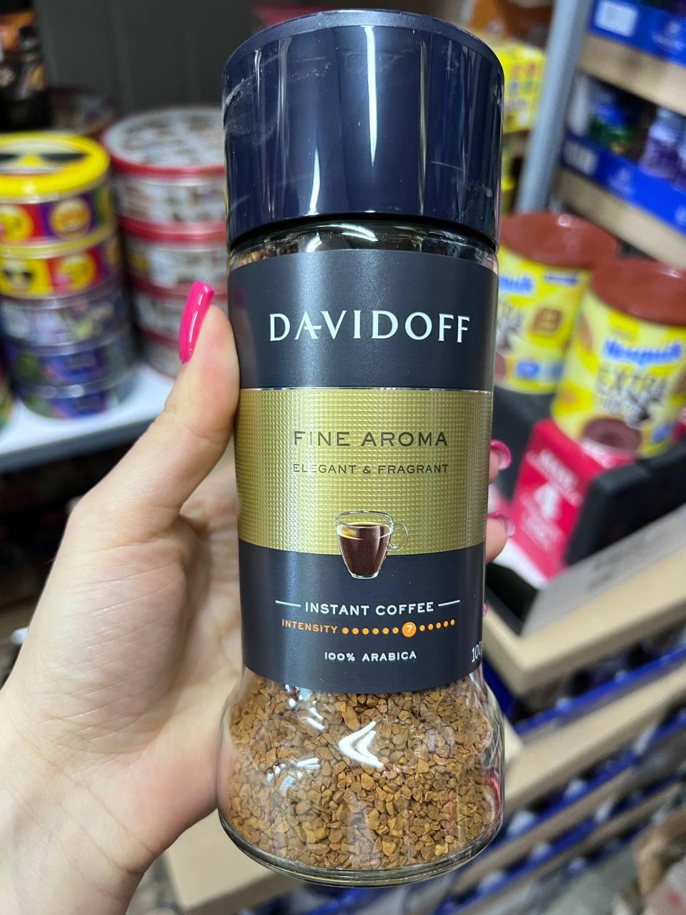 Кава ☕️ розчинна "Davidoff Fine Aroma" Дейвідоф Файн Арома. 100 грн. Німеччина