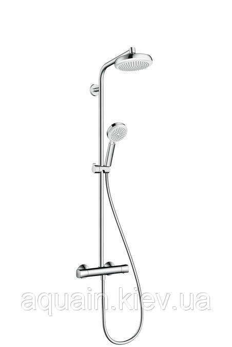Душовий набір Hansgrohe Crometta 160 1jet Showerpipe EcoSmart 9 л/хв