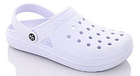 Кроксы Crocs синие и белые 38, 39, 40, 41 размеры KF0602 38