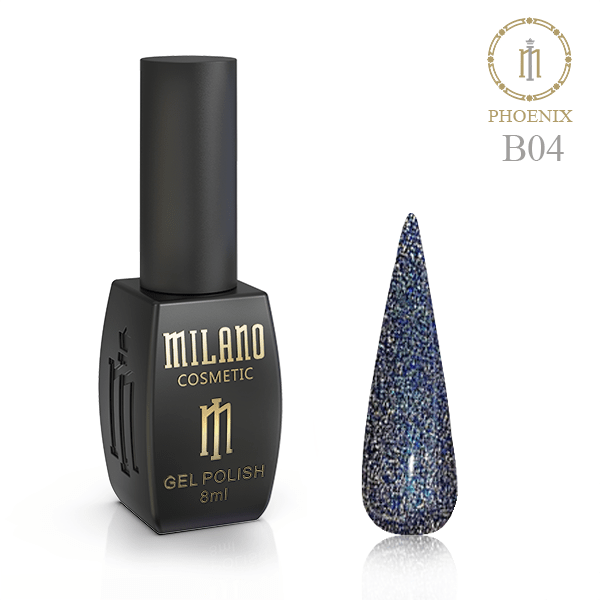 Гель Лак Світловідбивний Milano Phoenix B04