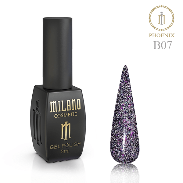 Гель Лак Світловідбивний Milano Phoenix B07
