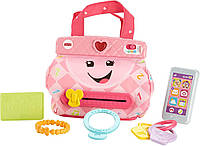 Інтерактивна іграшка Моя розумна сумочка Фішер Прайс Fisher-Price Laugh & Learn My Smart Purse FGW15