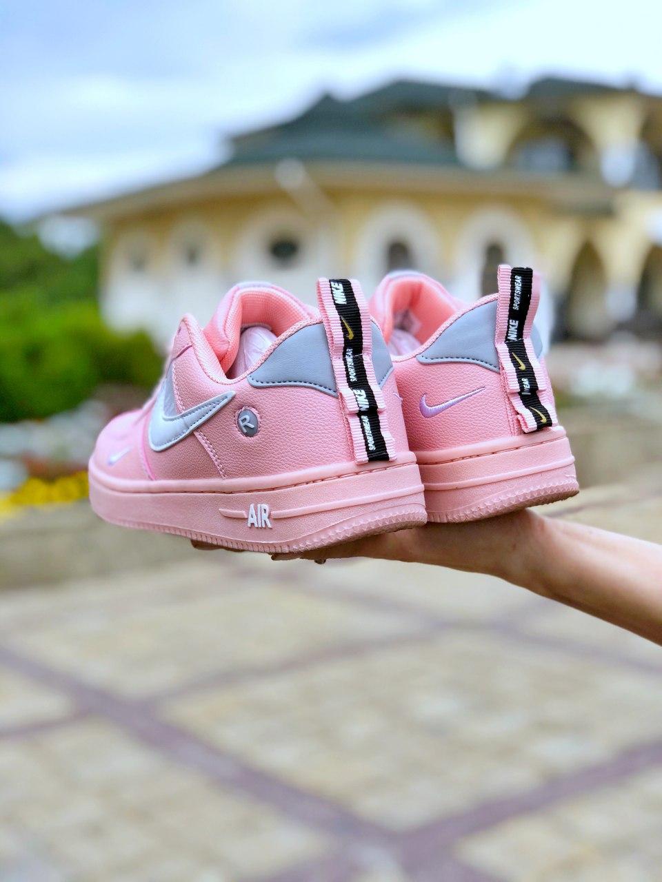 Купить Женские кроссовки Nike Air Force розовые, кроссовки найк эир ...