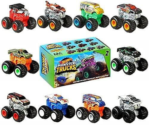 Мини монстр-трак Хот Вилс с пусковой установкой Hot Wheels Monster ...