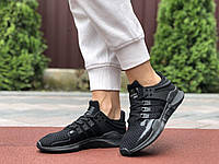 Женские летние черные текстильные кроссовки Adidas Equipment. Кроссовки адидас