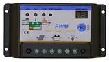 30А 12/24В Контролер заряду АКБ від сонячних батарей (модулів) ШИМ (PWM) з Дисплеєм +2USB Солнечный контроллер, фото 4