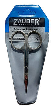 Манікюрні ножиці для нігтів 22 мм. прямі Zauber Великі кільця 01-179S