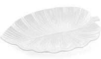 Набір 2 сервірувальні страви "White City Лист" 30 см (біла порцеляна)