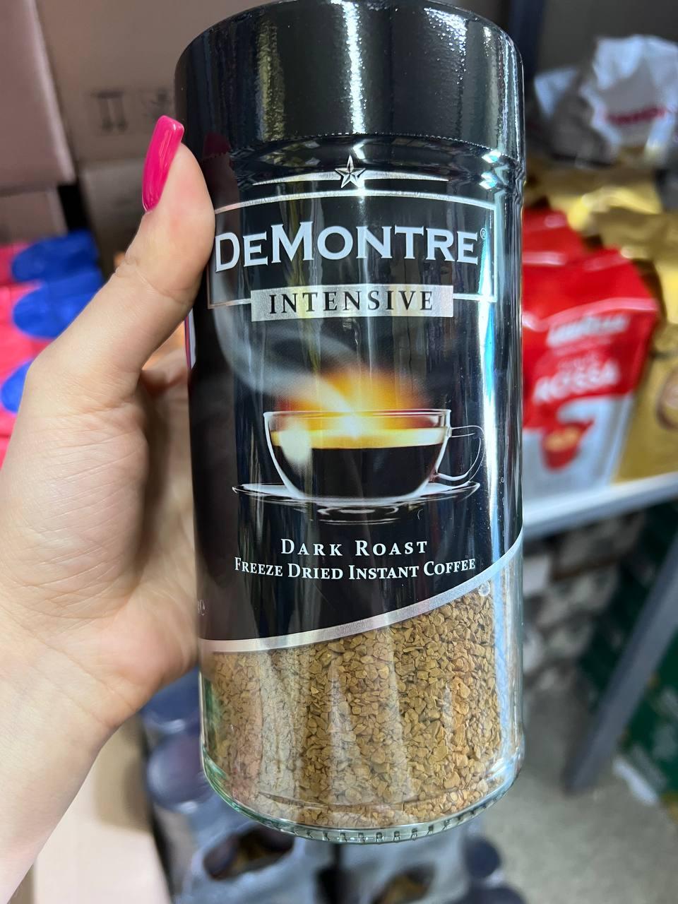 Кава ☕️ розчинна "DeMontre Intensive" Демонтре Інтенсів. 200 грн. Німеччина