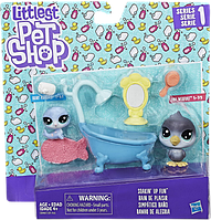 Игровой набор Hasbro Littlest Pet Shop - Веселое купание (C1201/C0046)