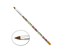 Пензель для дизайну пелюстки Naomi, з квітковим принтом