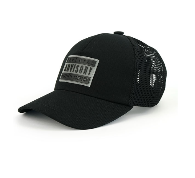 Кепка бейсболка чорний «Parental Advisory» 299AF