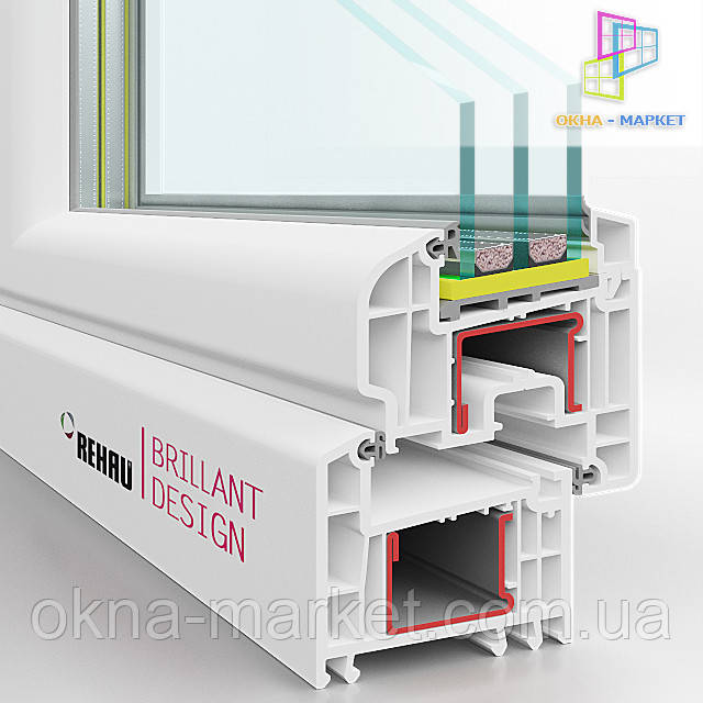 Профіль Rehau Brillant від віконної фірми Rehau Ecosol ― теплі вікна