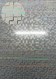 Панель пластикова Decomax Tetris 6000х250х8 мм Безшовні панелі пвх Вологостійкі пластикові панелі