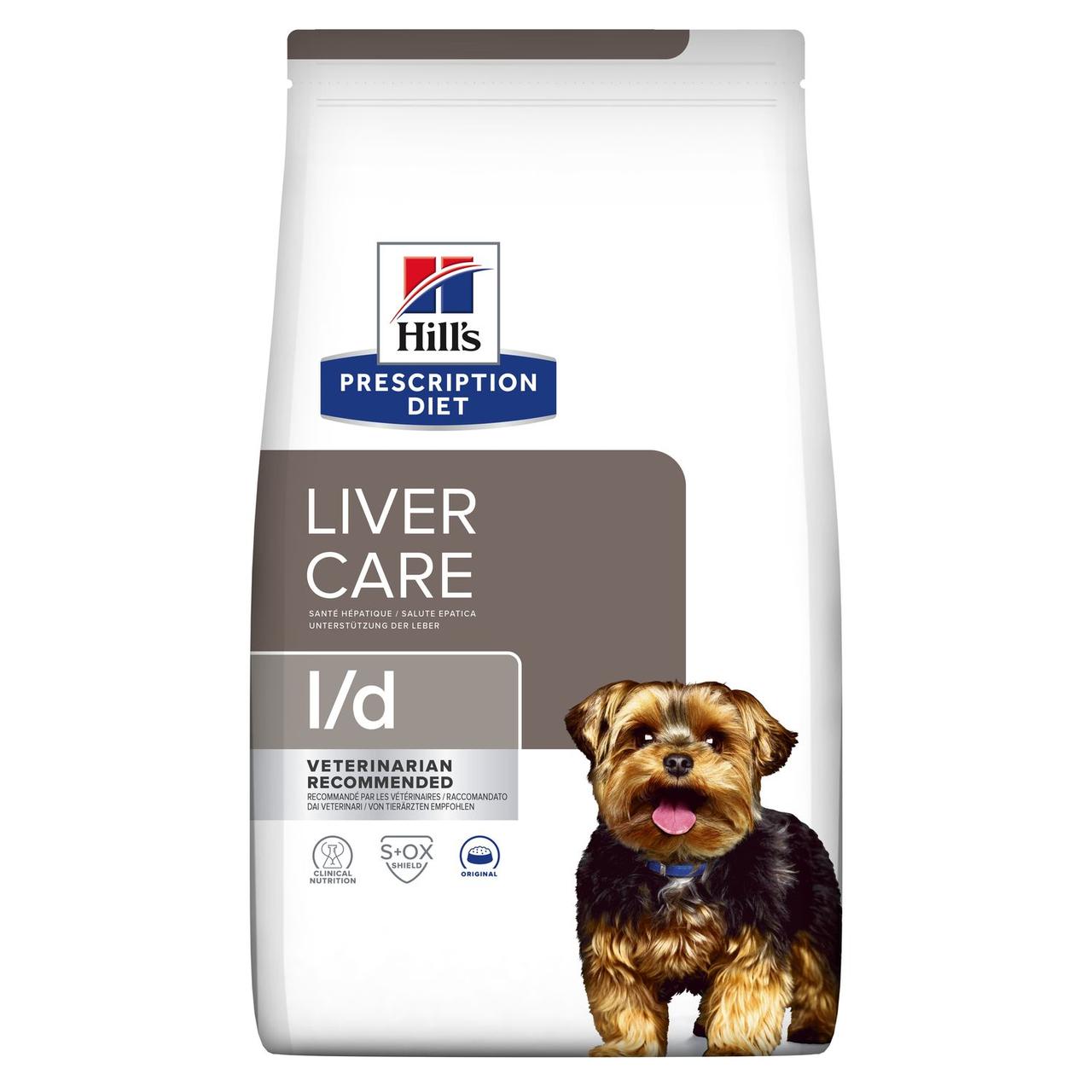 Дієтичний сухий корм Hills Prescription Diet Canine L/d для собак Лікувальний із захворюванням печінки Хіллс 10 кг.
