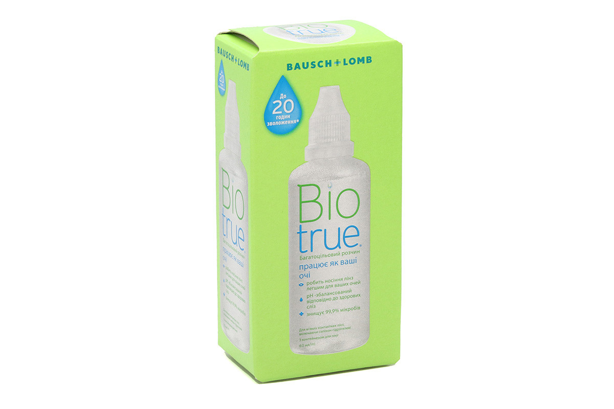 Розчин для лінз Biotrue 60ml