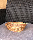 Плетена корзина хлібниця - конфетниця з лози. Арт:0062, фото 2