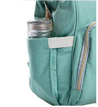 Рюкзак с водоотталкивающей ткани для мам Baby Bag бирюзовый