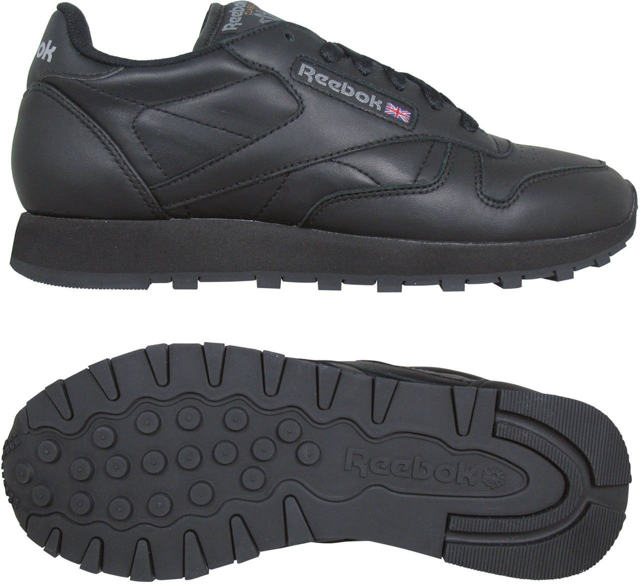 Кросівки Reebok Classic Leather (черні) 2267
