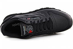 Кросівки Reebok Classic Leather (черні) 2267, фото 4