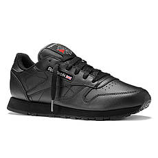 Кросівки Reebok Classic Leather (черні) 2267, фото 2