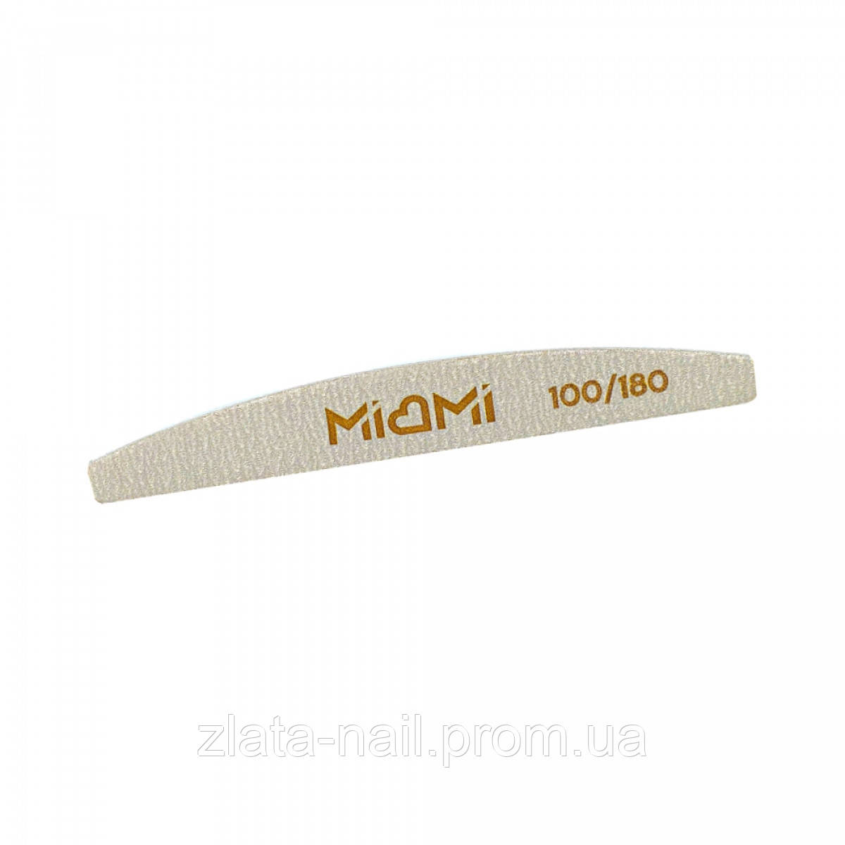 Пилка для нігтів Miami Half 100/180, півмісяць