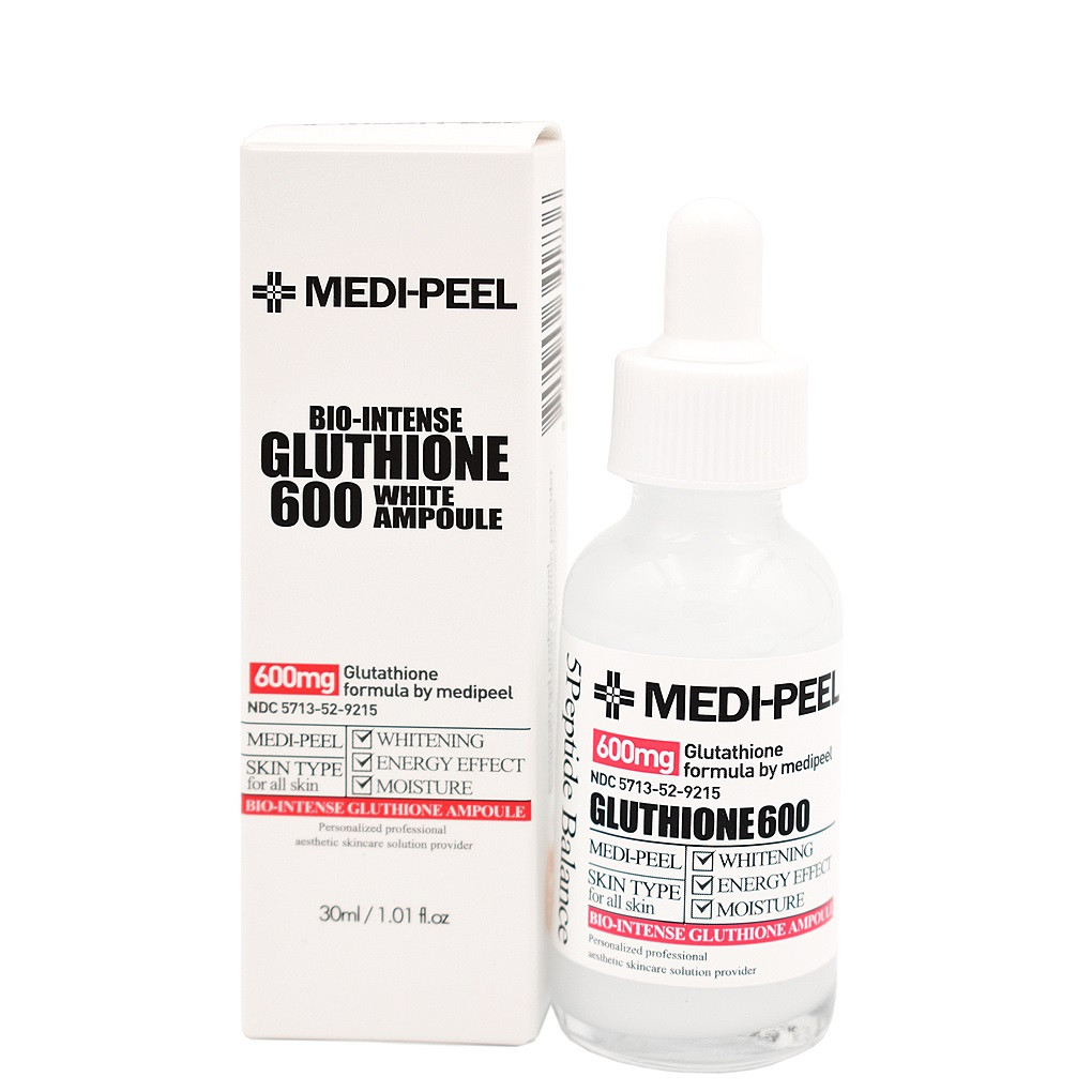 Освітлювальна ампульна сироватка з глутатіоном Medi-Peel Bio-Intense Gluthione 600 White Ampoule