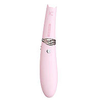 G-Spot Vibrator вібратор для точки з вакуумною стимуляцією клітора KisToy Miss CC Pink/White