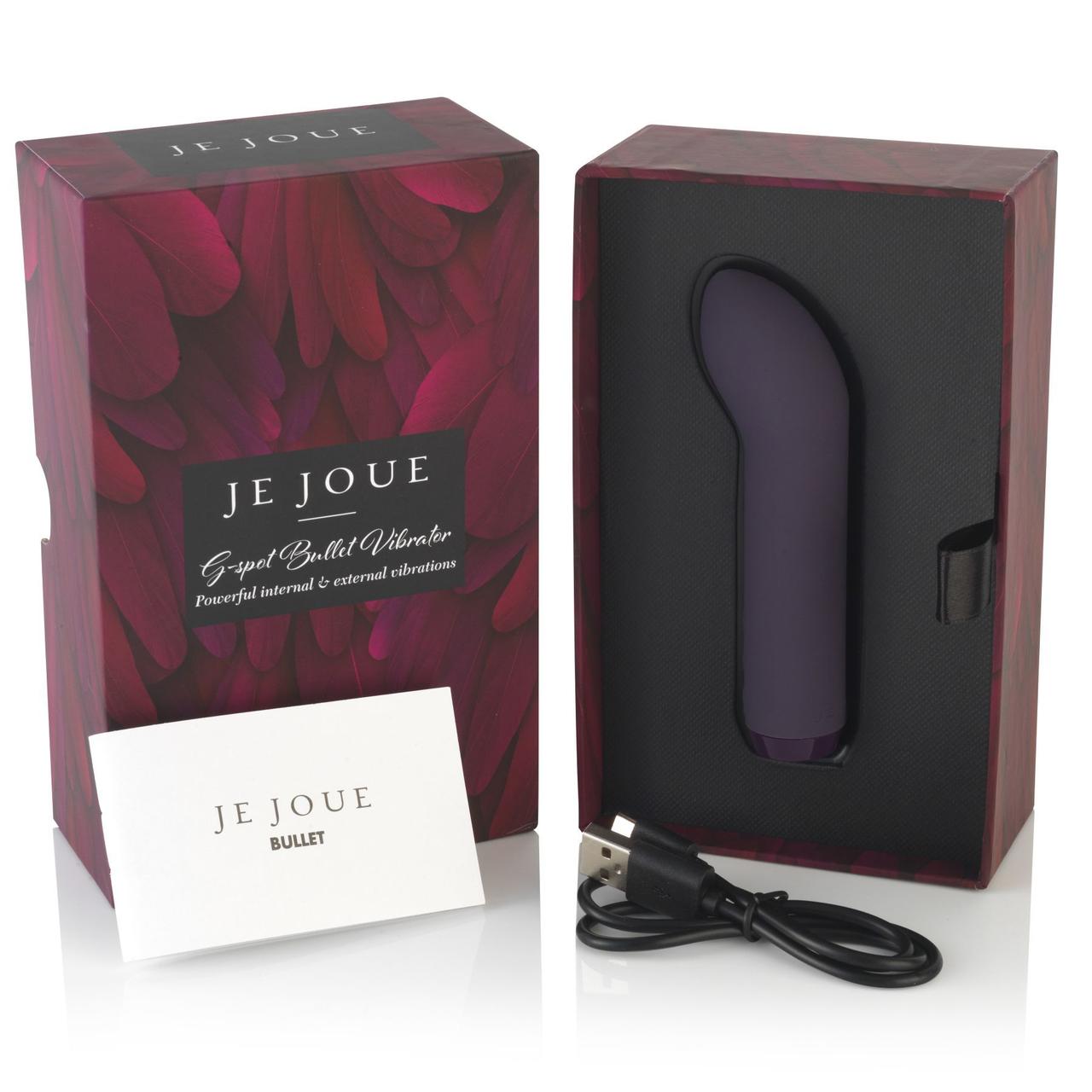 Силіконовий вібратор для стимуляції точки G Spot Bullet Vibrator Purple Je Joue