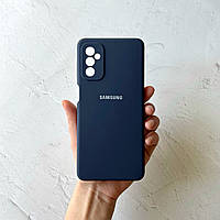 Чехол на Samsung Galaxy M52 Silicone Case темно - синий силиконовый / для Самсунг Гелекси М52