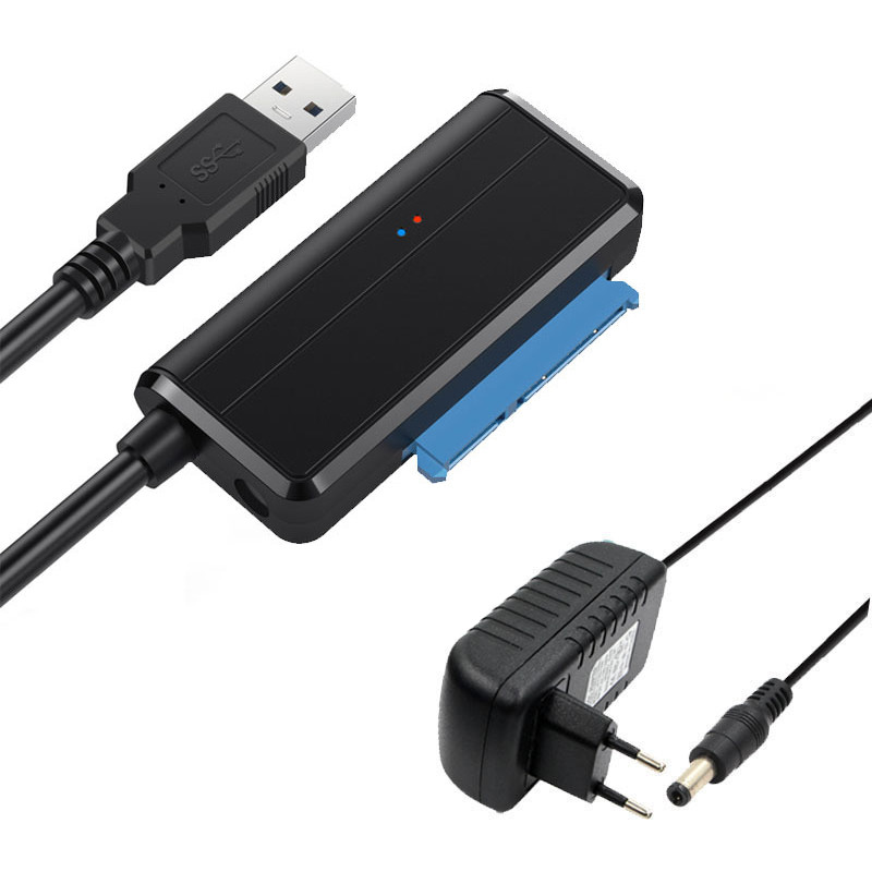 Переходник-адаптер USB 3.0 - SATA для HDD 2.5" / 3.5" с блоком питания ...