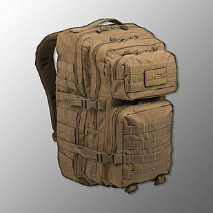 🔥 Тактический рюкзак, военный "Mil-Tec - US Assault Pack II Large" (Койот) 36 литров, армейский, EDC