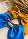 Великий блакитний бант. Luxury аксесуар для волосся., фото 3
