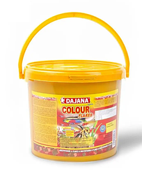 Dajana Color Flakes 4кг/18 л - корм для риби яскравого пігменту в пластівцях