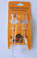 Набір ложок пластикових для меду 13 см/ 11,5 см 20136