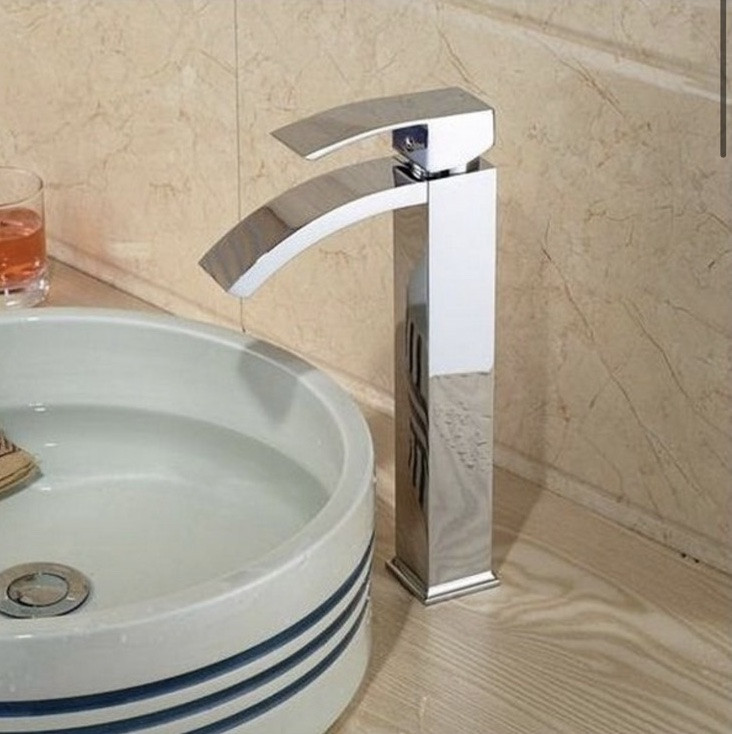 Змішувач для умивальника SANTEP 287-13 Високий Хром, фото 1