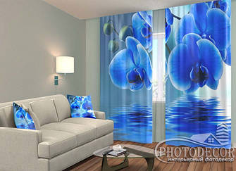 ФотоШтори з Орхідеями 2,5м*2,9м (2 полотна по 1,45м)