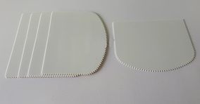Скребок кондитерський пластмасовий для торта 12,3*10 см VT6-15968