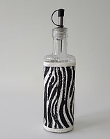 Ёмкость стеклянная для масла с пробкой "Зебра" h 25 см 0,5л VT6-19075