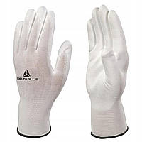 Перчатки защитные бесшовные с полиуретановым покрытием Delta Plus VE702P10 р.10 Белые