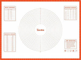 Килимок для випікання 60х80 см Con Brio 680CBmix