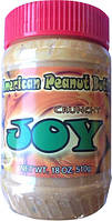 Арахисовое масло (паста) JOY, с кусочками арахиса, США, 510 г
