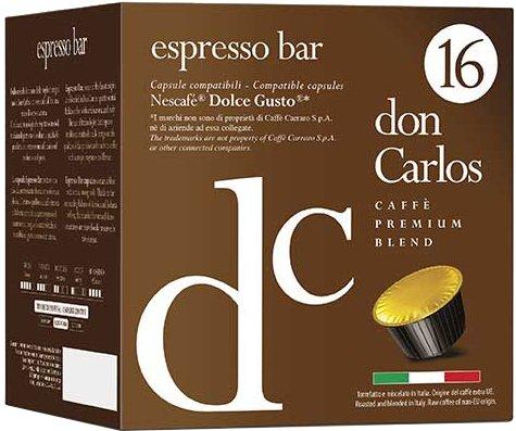 Кава в капсулах Дольче Густо - Don Carlos Espresso Bar Dolce Gusto (16 капсул = 16 порцій)