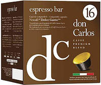 Кава в капсулах Дольче Густо - Don Carlos Espresso Bar Dolce Gusto (16 капсул = 16 порцій)