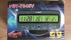 Годинник автомобільний VST 7045v (160)