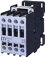 Контактор силовой ETI CEM 12.01 12А 400V AC 3NO+1NC 5.5kW 4643114 (на DIN-рейку, 25A AC1, 12A AC3)